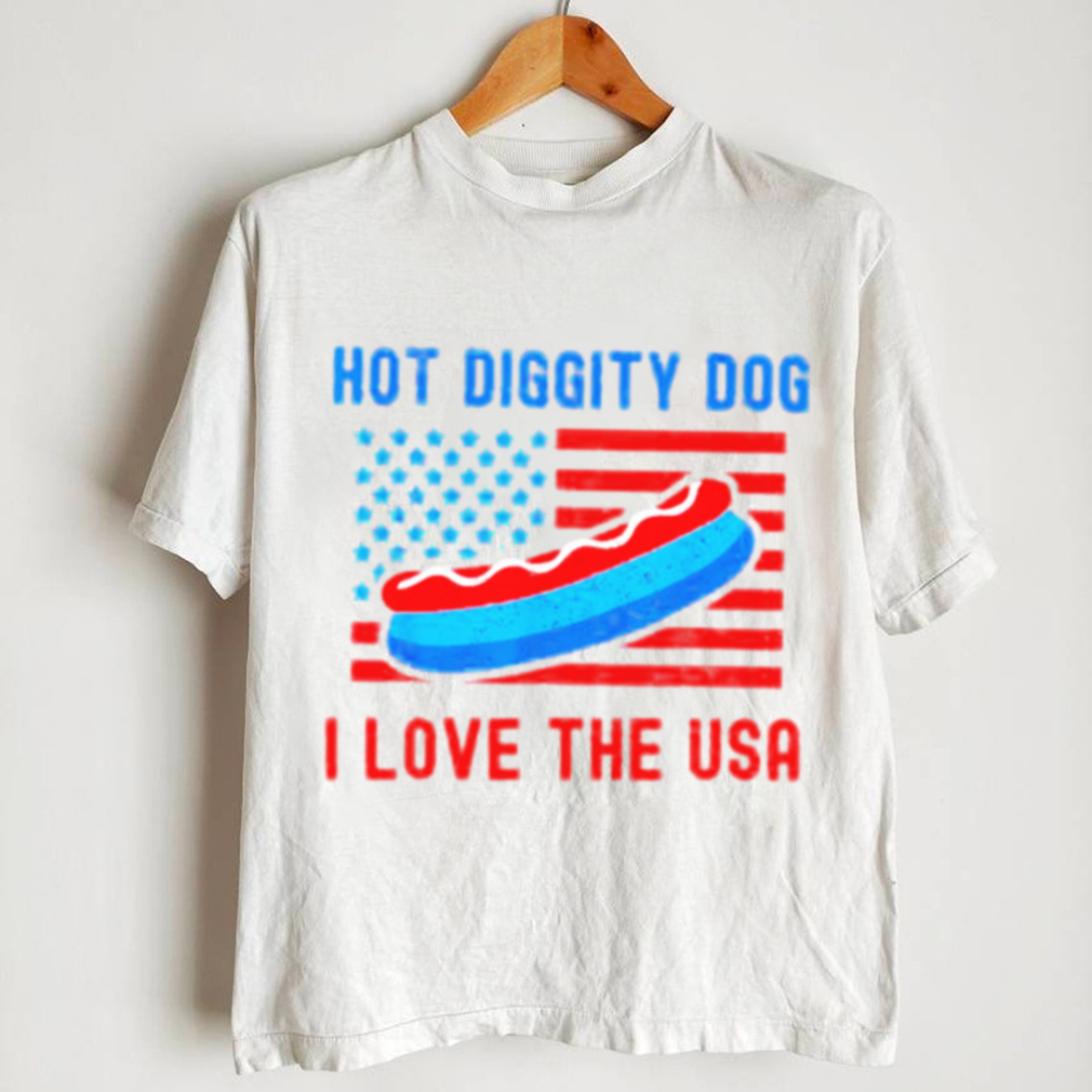 4th of july hot diggity dog I love the usa hot dog shirt 4th of july hot diggity dog I love the usa hot dog shirt