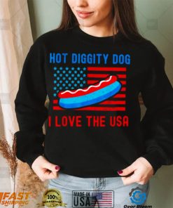 4th of july hot diggity dog I love the usa hot dog shirt 28 4th of july hot diggity dog I love the usa hot dog shirt