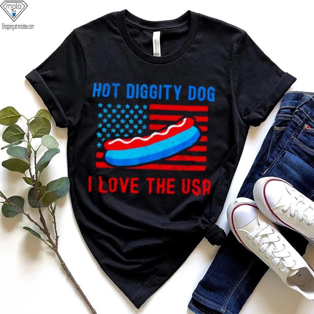 4th of july hot diggity dog I love the usa hot dog shirt 4th of july hot diggity dog I love the usa hot dog shirt