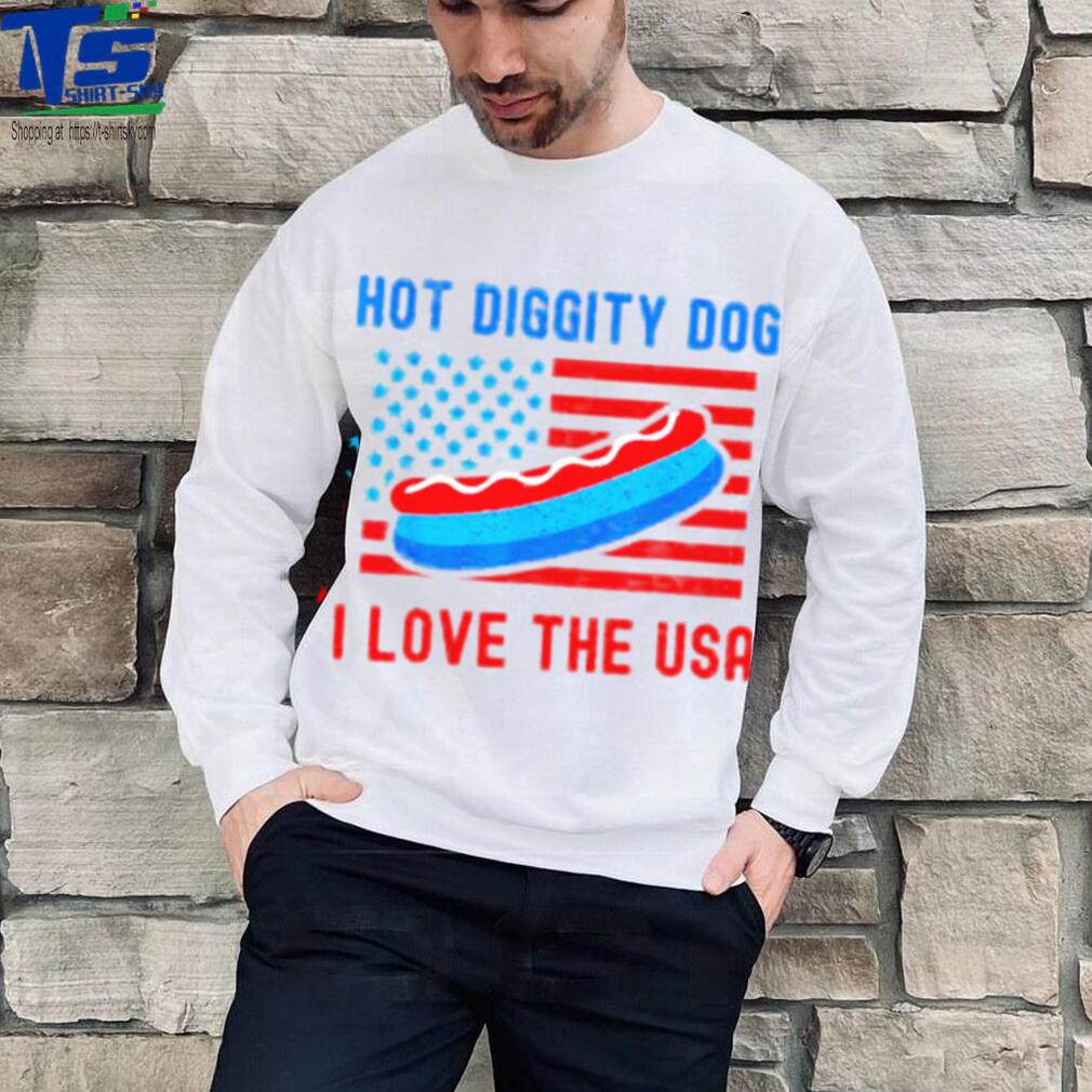 4th of july hot diggity dog I love the usa hot dog shirt 4th of july hot diggity dog I love the usa hot dog shirt