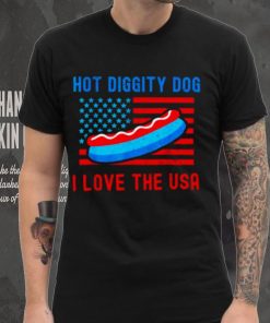 4th of july hot diggity dog I love the usa hot dog shirt 45 4th of july hot diggity dog I love the usa hot dog shirt