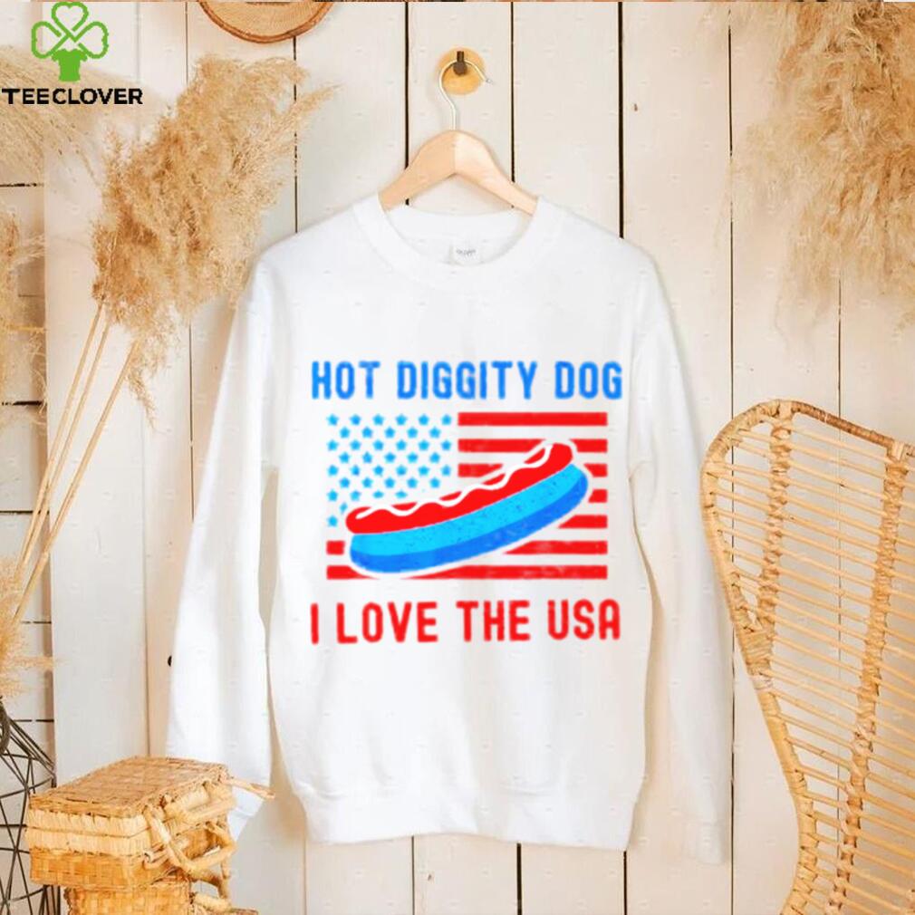 4th of july hot diggity dog I love the usa hot dog shirt 4th of july hot diggity dog I love the usa hot dog shirt