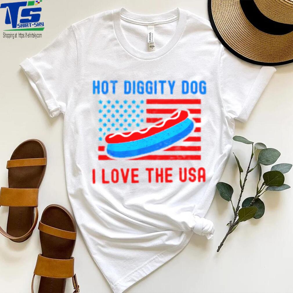 4th of july hot diggity dog I love the usa hot dog shirt 4th of july hot diggity dog I love the usa hot dog shirt