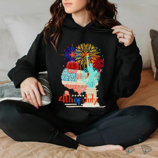 4th of july look America map hoodie, sweater, longsleeve, shirt v-neck, t-shirt