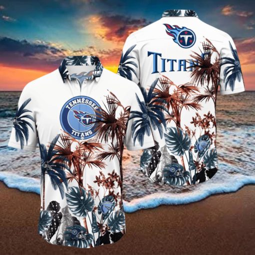 NFL Tennessee Titans Hawaii Shirt Palm Tree Aloha Shirt For Fans