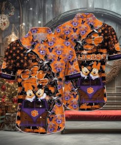 Mickey Mouse Disney NCAA Clemson Tigers Hawaiian Shirt Beach Lovers Gift