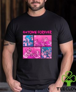 ''4★Town Forever'' for Girls – Turning Red T Shirt