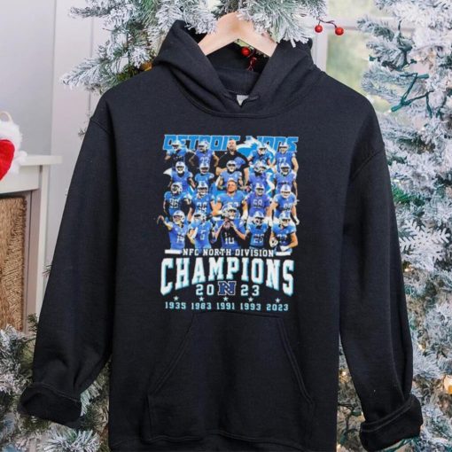 5 Time NFC North Division Champions Detroit Lions Football Team Shirt