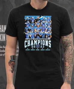 5 Time NFC North Division Champions Detroit Lions Football Team Shirt