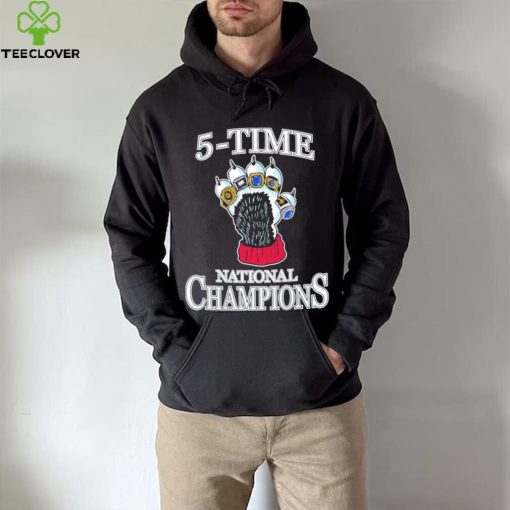5 time UConn National champions shirt