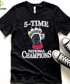 5 time UConn National champions shirt