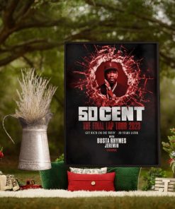 50 Cent The Final Lap Tour 2023 Decorations Poster Canvas