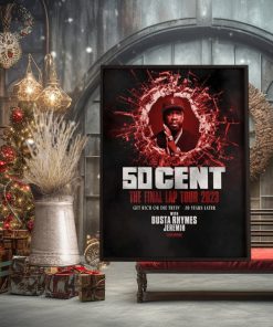 50 Cent The Final Lap Tour 2023 Decorations Poster Canvas