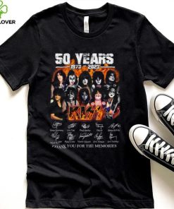 50 Years AC DC Band 1973 2023 Signatures Thank You For The Memories Shirt