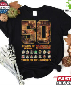 50 Years Of Dungeons And Dragons 1974 2024 Thanks For The Memories Signatures Shirt