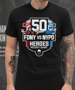 50 years 1974 – 2024 FDNY vs NYPD Heroes Hockey Game hoodie, sweater, longsleeve, shirt v-neck, t-shirt