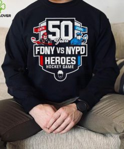 50 years 1974 – 2024 FDNY vs NYPD Heroes Hockey Game hoodie, sweater, longsleeve, shirt v-neck, t-shirt