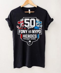 50 years 1974 – 2024 FDNY vs NYPD Heroes Hockey Game hoodie, sweater, longsleeve, shirt v-neck, t-shirt