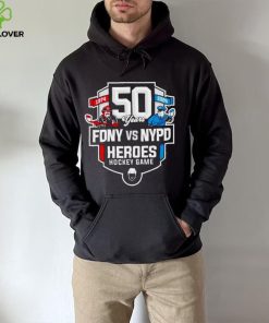 50 years 1974 – 2024 FDNY vs NYPD Heroes Hockey Game hoodie, sweater, longsleeve, shirt v-neck, t-shirt