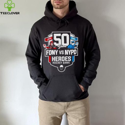 50 years 1974 – 2024 FDNY vs NYPD Heroes Hockey Game hoodie, sweater, longsleeve, shirt v-neck, t-shirt