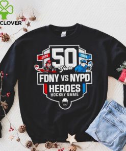 50 years 1974 – 2024 FDNY vs NYPD Heroes Hockey Game hoodie, sweater, longsleeve, shirt v-neck, t-shirt