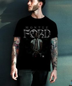 500 Level Black Montez Ford Bitmap V Neck T Shirt