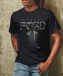 500 Level Black Montez Ford Bitmap V Neck T Shirt