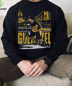 500 Level Pittsburgh Penguins Jake Guentzel City Black T Shirt