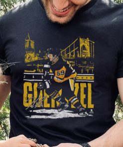 500 Level Pittsburgh Penguins Jake Guentzel City Black T Shirt