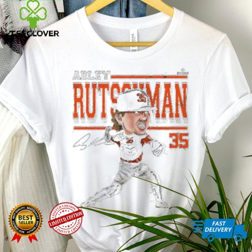 500 Level Youth Baltimore Orioles Black Adley Rutschman Cartoon T Shirt