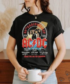 50th Anniversary 1979 2023 ACDC Thank You for the memories signatures hoodie, sweater, longsleeve, shirt v-neck, t-shirt