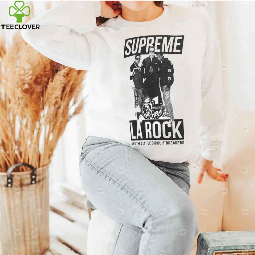 50th Anniversary of Hip Hop Supreme La Rock Graphic T Shirt 50th Anniversary of Hip Hop Supreme La Rock Graphic T Shirt