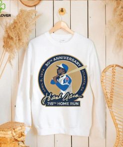 50th anniversary Atlanta GA Hank Aaron 715th home run shirt
