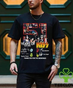 51 Years Of 1973 2024 Kiss Band Thank You For The Memories Shirt