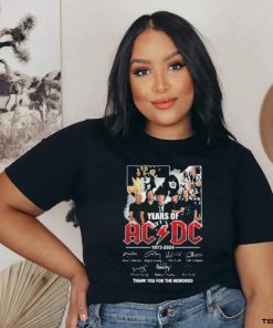 51 Years Of AC DC 1973 2024 Thank You For The Memories Shirt