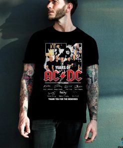 51 Years Of AC DC 1973 2024 Thank You For The Memories Shirt