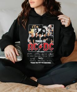 51 Years Of AC DC 1973 2024 Thank You For The Memories Shirt