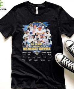 54 Years 19969 2023 Milwaukee Brewers Signature Shirt