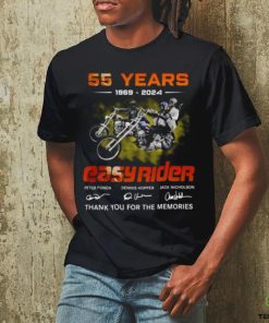 55 Years 1969 – 2024 Easy Rider Thank You For The Memories T Shirt