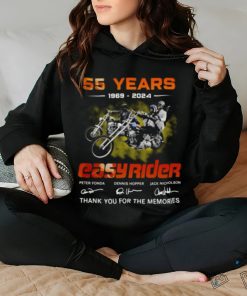 55 Years 1969 – 2024 Easy Rider Thank You For The Memories T Shirt