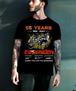 55 Years 1969 – 2024 Easy Rider Thank You For The Memories T Shirt