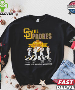 55 years San Diego Padres 1969 2024 thank you for the memories signatures hoodie, sweater, longsleeve, shirt v-neck, t-shirt