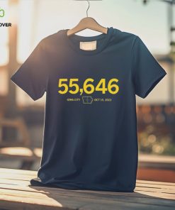 55,646 Iowa Basketball Crossover At Kinnick Stadium Shirt