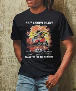 55th Anniversary Zz Top 1969 2024 Thank You For The Memories Signatures T shirt