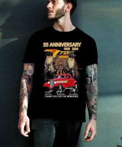 55th anniversary 1969 2024 zz top thank you for the memories shirt