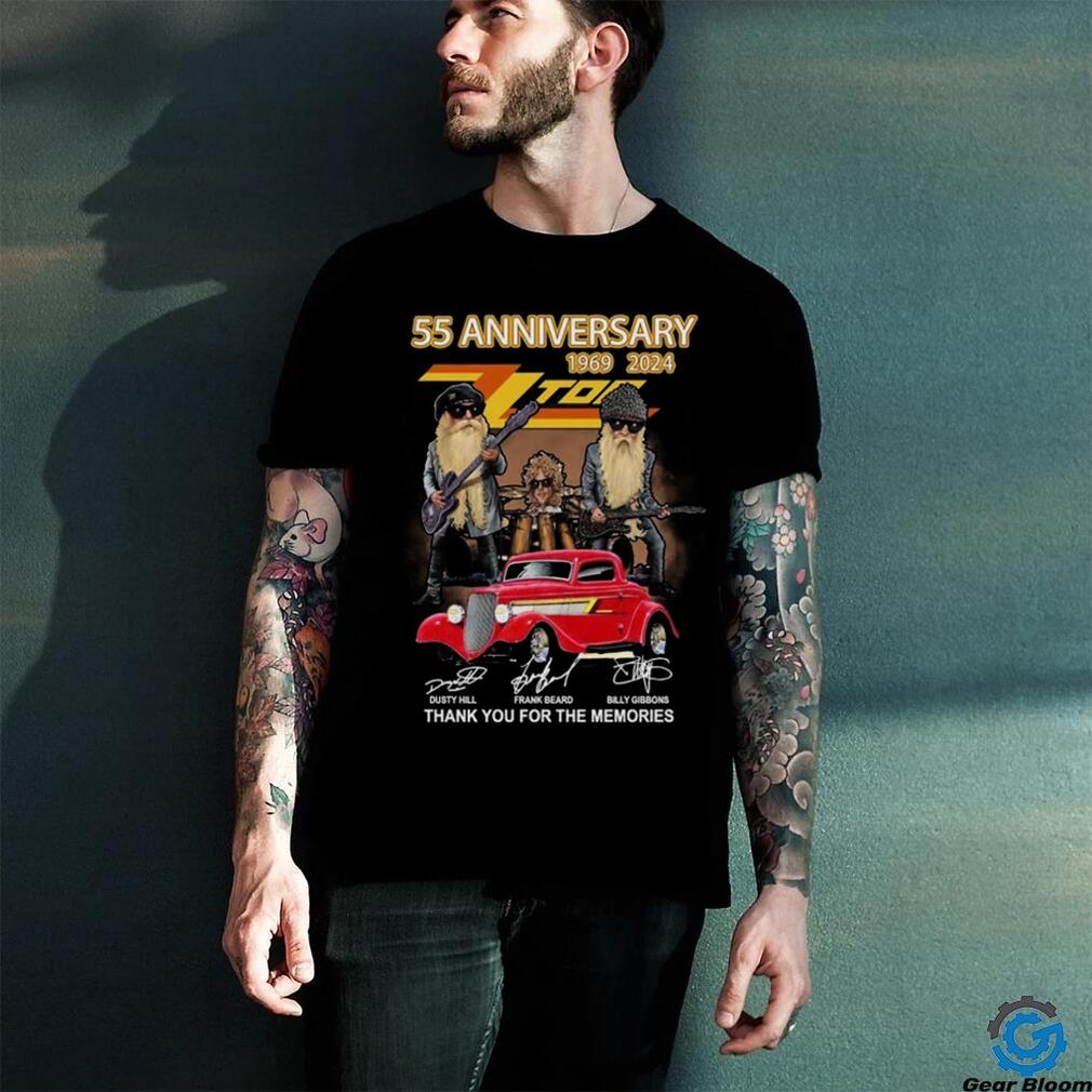 55th anniversary 1969 2024 zz top thank you for the memories shirt 55th anniversary 1969 2024 zz top thank you for the memories shirt