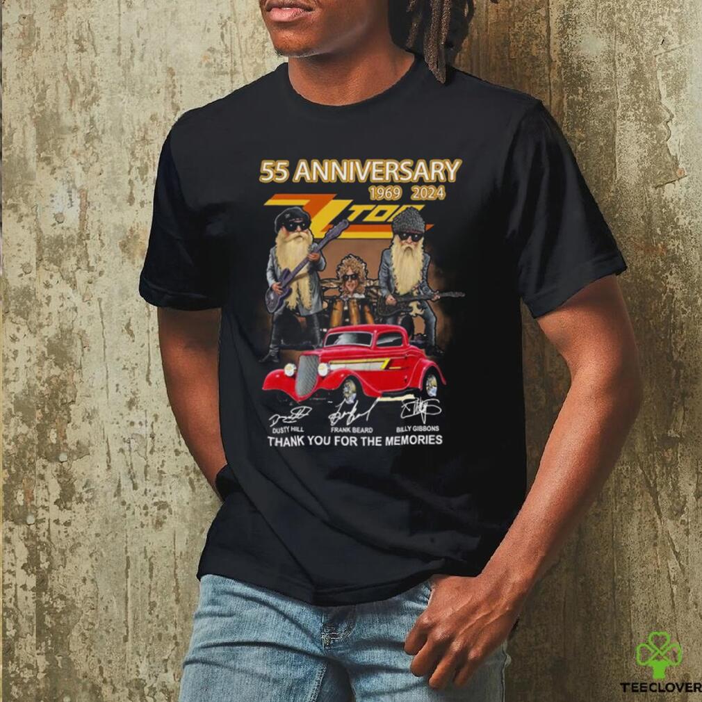 55th anniversary 1969 2024 zz top thank you for the memories shirt 55th anniversary 1969 2024 zz top thank you for the memories shirt