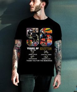 56 Year Of Led Zeppelin Thank You For The Memories Shirt