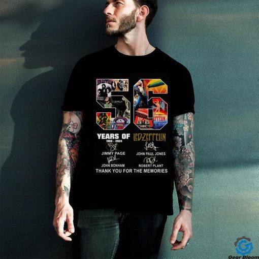 56 Year Of Led Zeppelin Thank You For The Memories Shirt