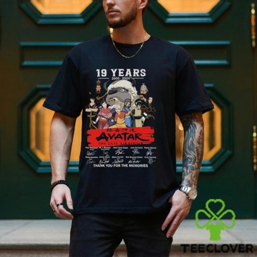 19 Years 2005 – 2024 Avatar The Last Airbender Thank You For The Memories T Shirt